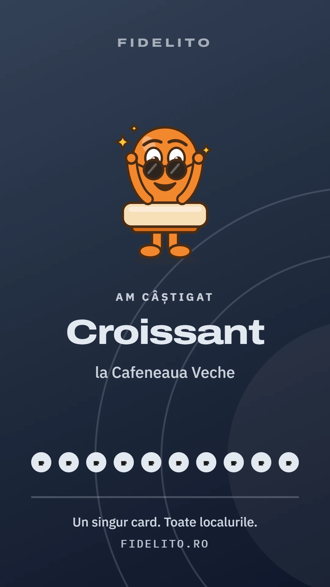 Poza pe care o trimite mai departe. Numele tău, culorile tale, gratis.