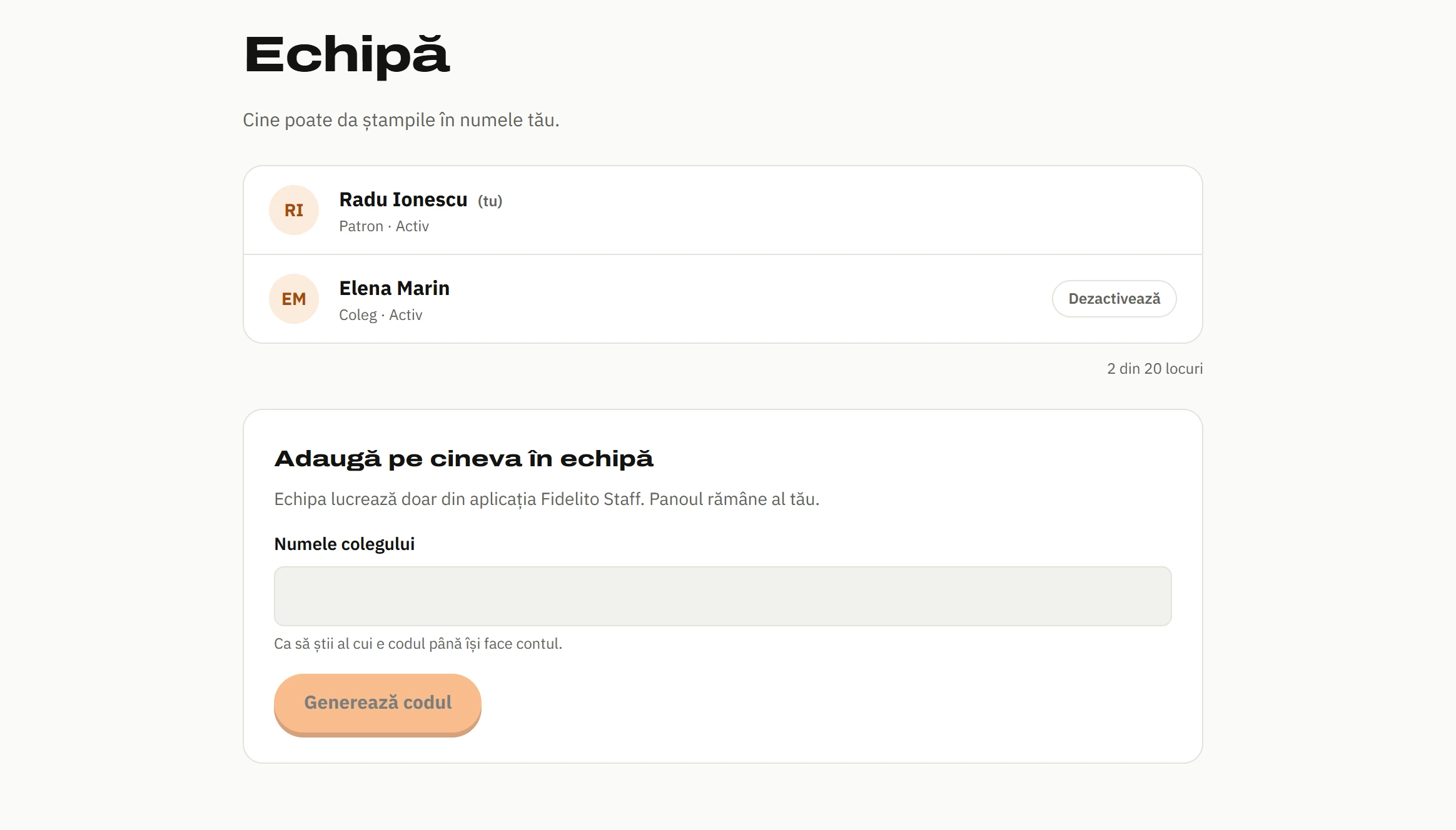 Echipa ta